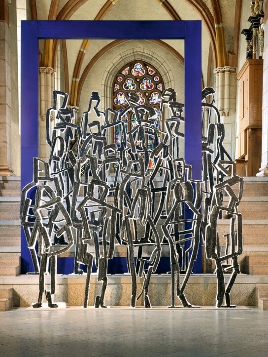 Installation 'Leere?' St.Bonifatius, Hameln