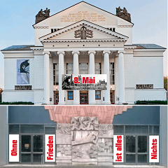 Fotomontage 8.Mai Theater und Liebfrauen'