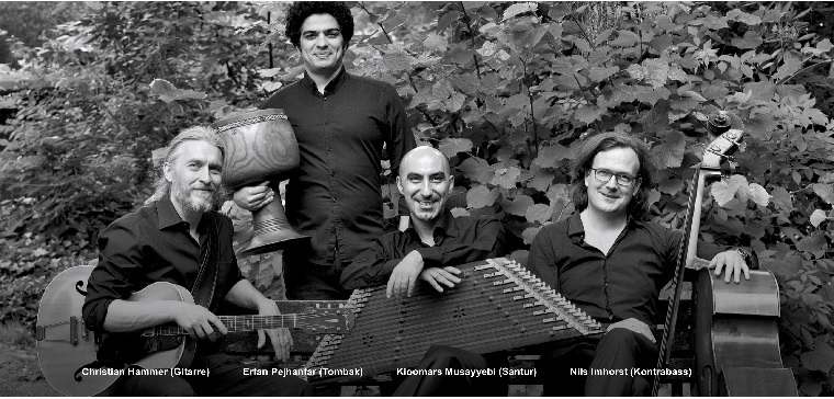 Pressefoto: 'Kioomars Musayyebi'-Quartett