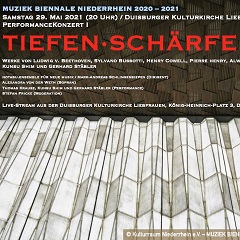 Tiefen Schärfe - Performance-Konzert I: Logo quadratisch