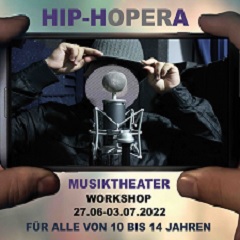 Hip-Hopera-Plakat (Ausschnitt)