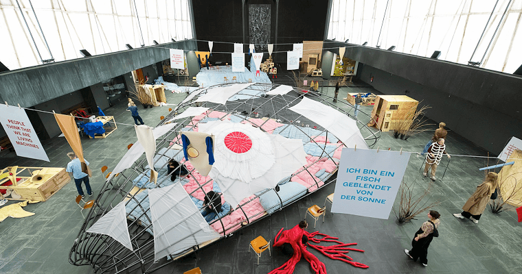 Gesamtfoto der Installation von Katja Illner/Urbane Künste Ruhr