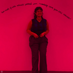 Photo der Künstlerin Maria Renée Morales Garcia