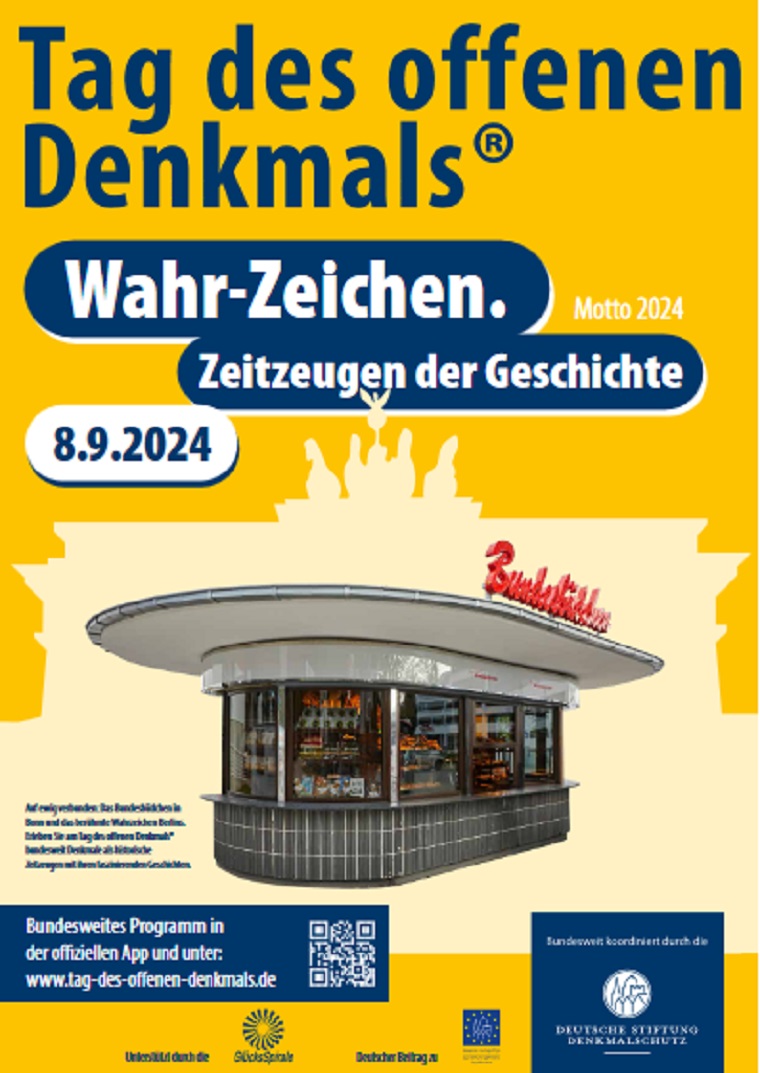 Tag des offenen Denkmals 2024 - Plakat der Deutschen Denkmal-Stiftung
