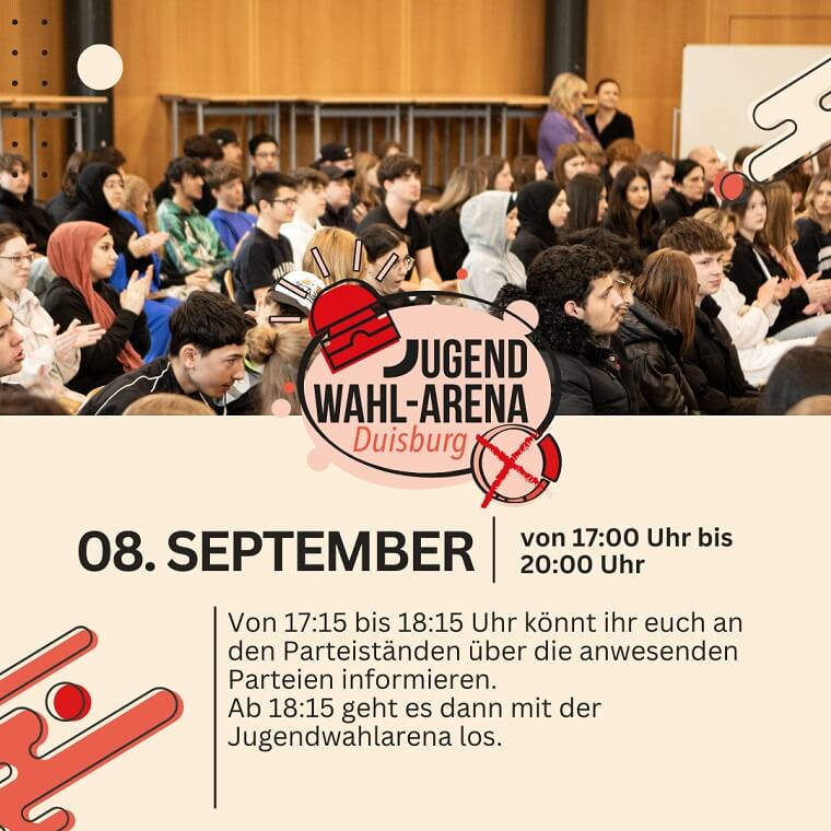 Jugend-Wahl-Arena Duisburg 08.09.2025