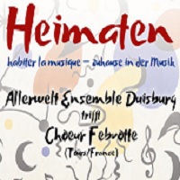 Flyer zum Konzert des Allerwelt-Ensembles Duisburg(Ausschnitt)